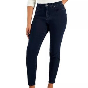 💙 Classic Blue Skinny Jeans Curvy Fit 5-Pocket Style & Co Flattering Denim 💙